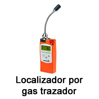 Localizador por gas trazador